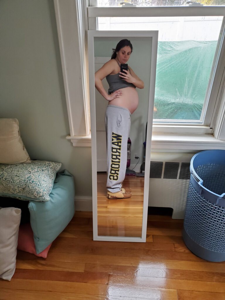 boston twin mom pregnancy image